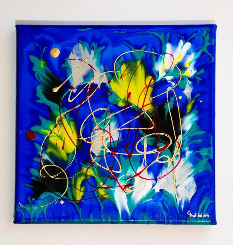 Original Abstract Painting by Carola Vahldiek