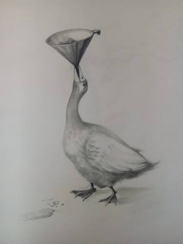 Original Figurative Animal Drawings by Pierre Roger Poggi