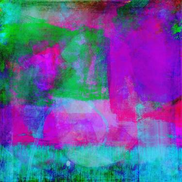 Original Abstract Expressionism Abstract Digital by Judith Billig