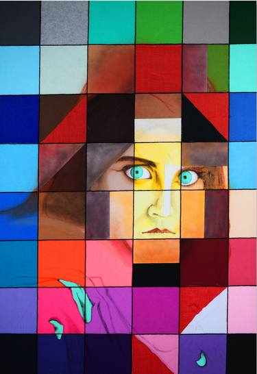 Original Cubism Women Paintings by Rony Sussan