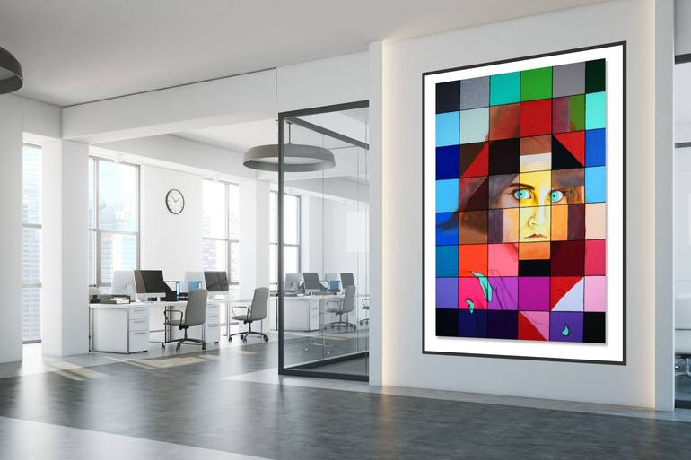 Original Cubism Women Painting by Rony Sussan