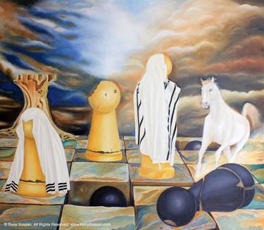 Original Surrealism Religious Paintings by Rony Sussan