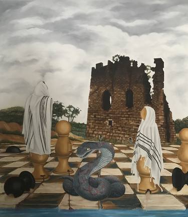 Original Surrealism Religious Paintings by Rony Sussan