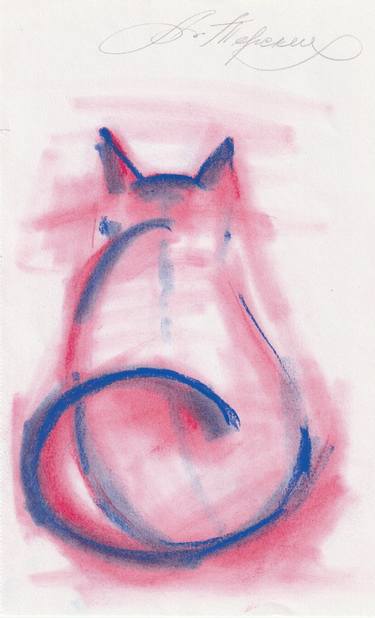 Original Cats Drawings by Anastasia Terskih