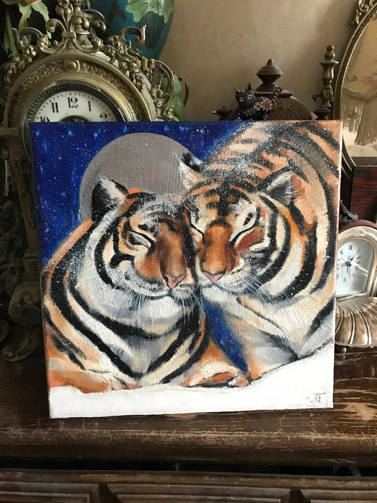 Original Contemporary Animal Painting by Anastasia Terskih