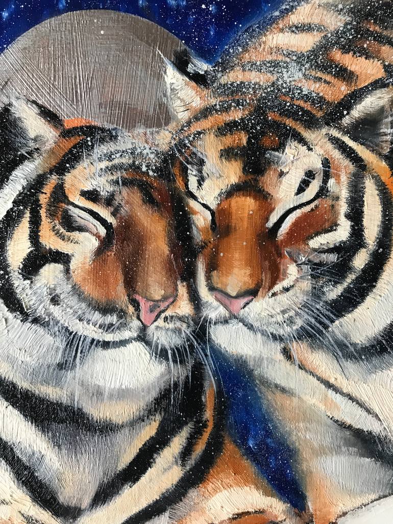 Original Contemporary Animal Painting by Anastasia Terskih