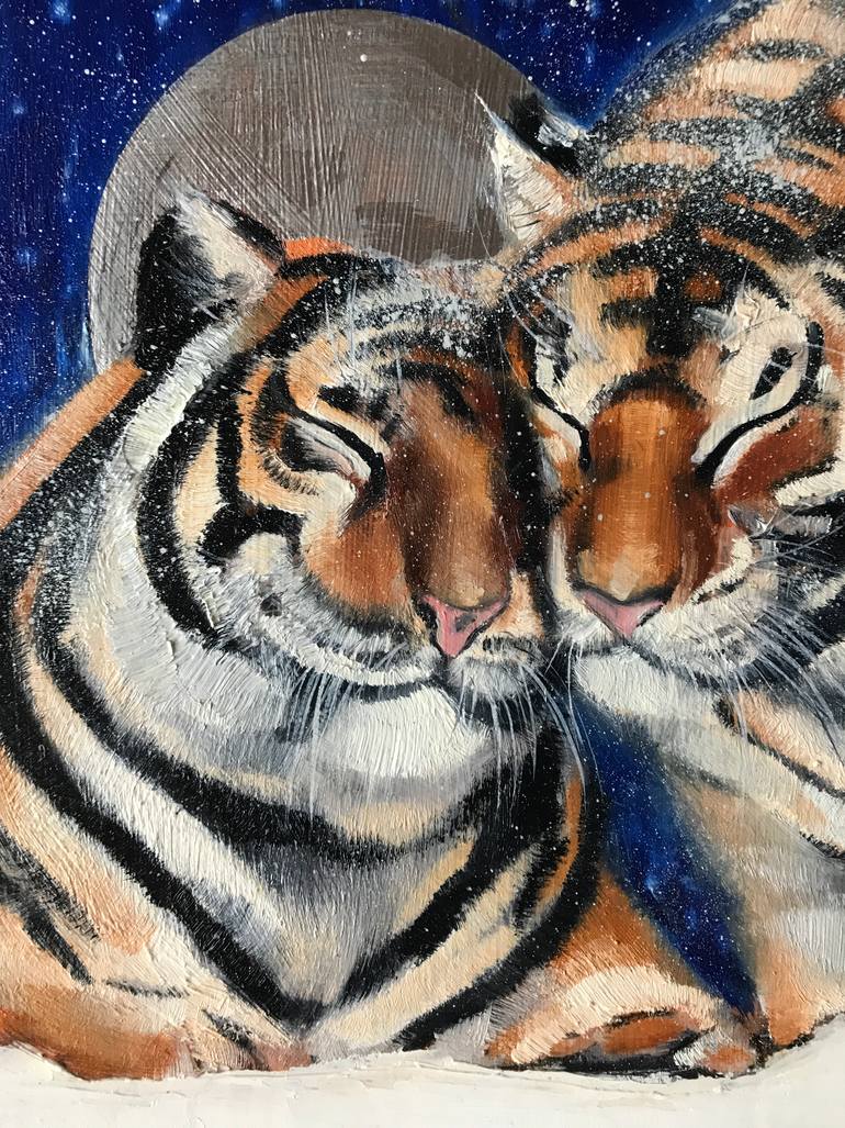 Original Contemporary Animal Painting by Anastasia Terskih