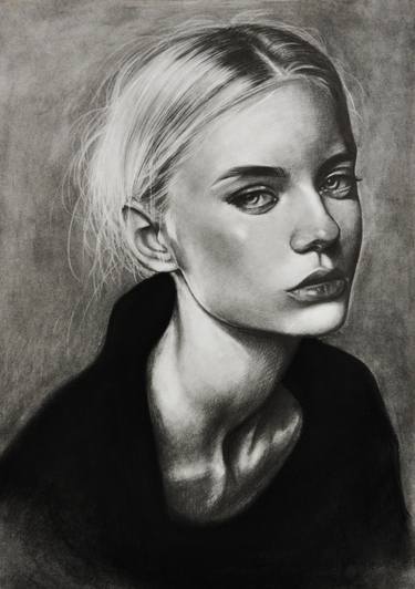 Original Modern Women Drawings by Anastasia Terskih