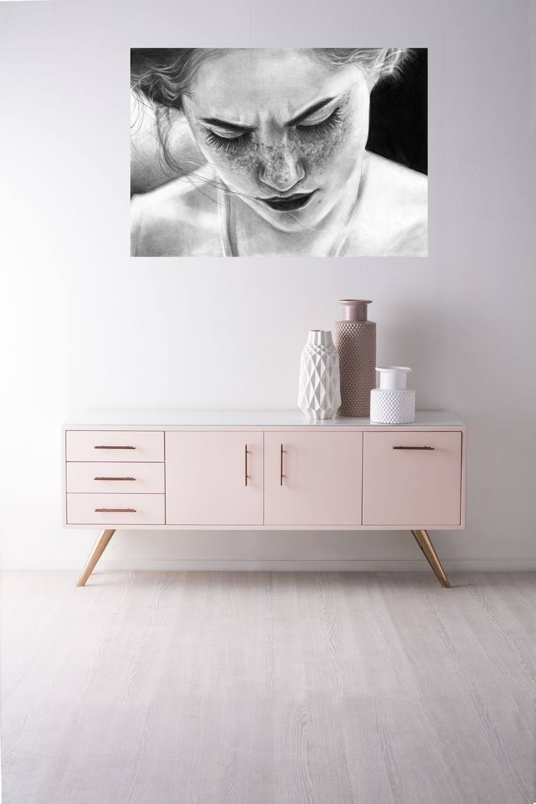 Original Figurative Women Drawing by Anastasia Terskih