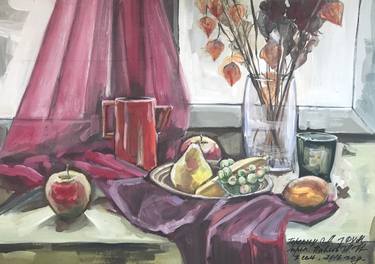 Original Figurative Still Life Paintings by Anastasia Terskih