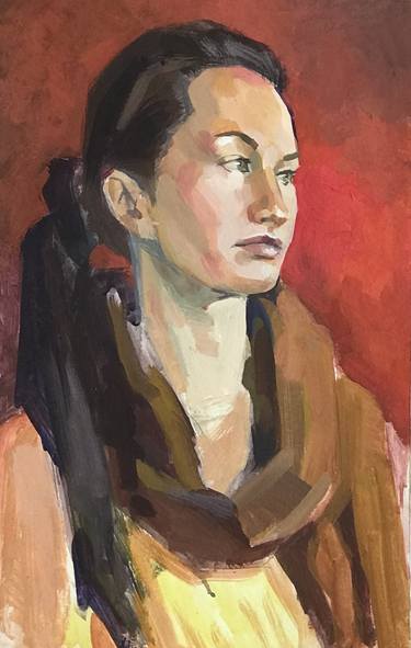 Original Portrait Paintings by Anastasia Terskih