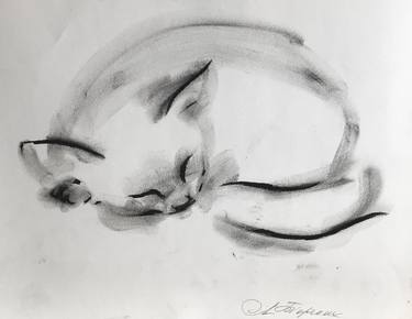 Print of Fine Art Animal Drawings by Anastasia Terskih
