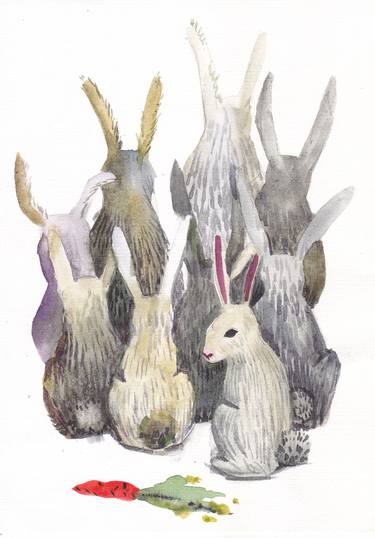 Print of Animal Paintings by Anastasia Terskih