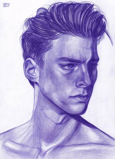 Print of Abstract Men Drawings by Anastasia Terskih