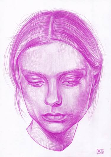 Original Women Drawings by Anastasia Terskih