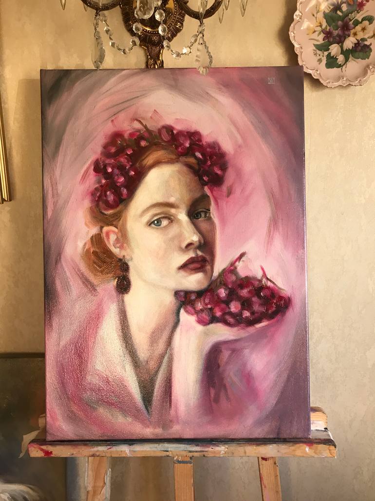 Original Abstract Women Painting by Anastasia Terskih