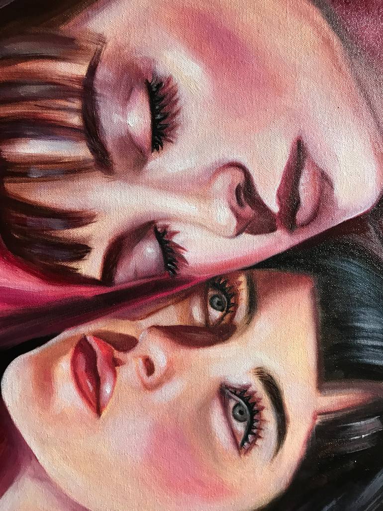 Original Figurative Love Painting by Anastasia Terskih