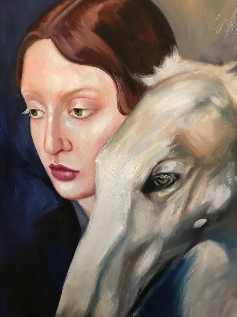 Original Figurative Animal Painting by Anastasia Terskih