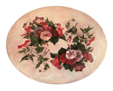 Original Figurative Floral Paintings by Anastasia Terskih