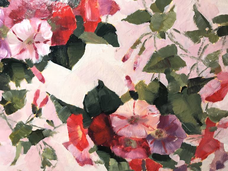 Original Floral Painting by Anastasia Terskih