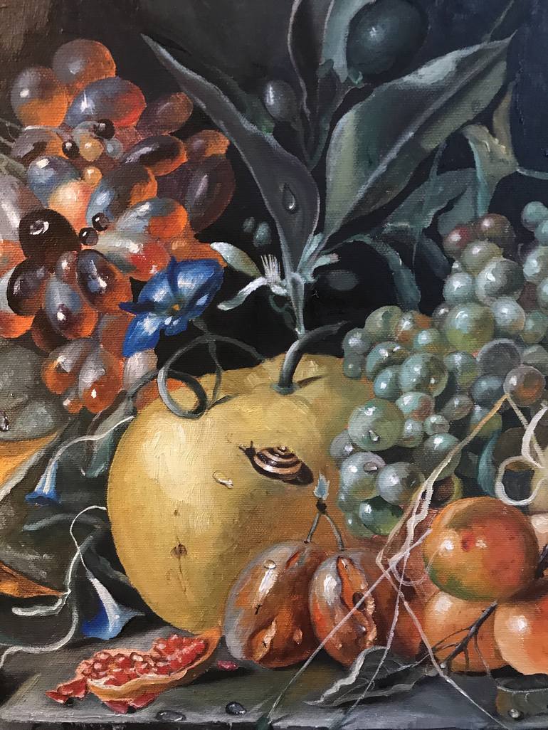 Original Figurative Still Life Painting by Anastasia Terskih