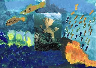 Original Seascape Collage by Anastasia Terskih