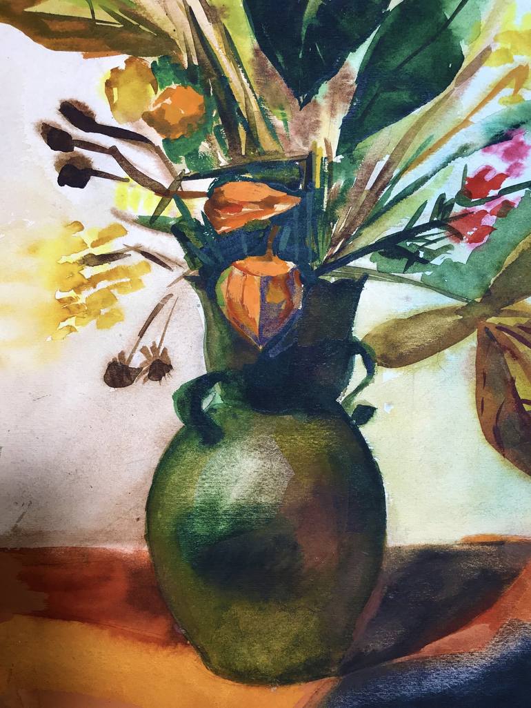 Original Expressionism Botanic Painting by Anastasia Terskih