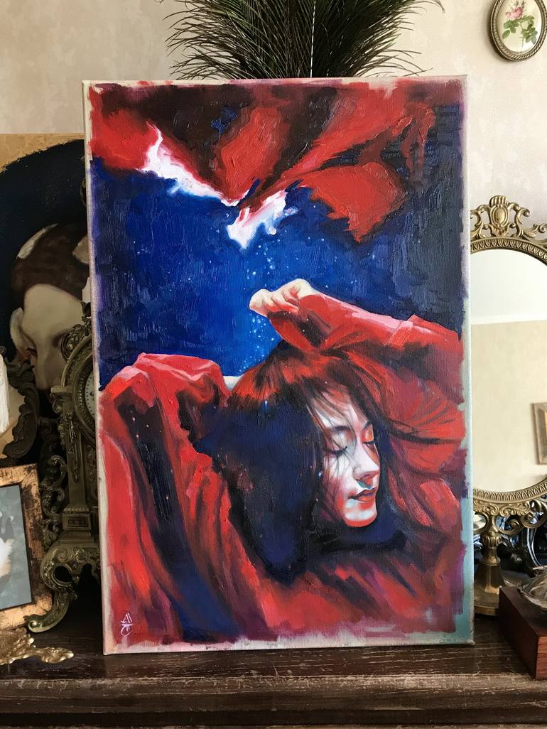 Original Women Painting by Anastasia Terskih