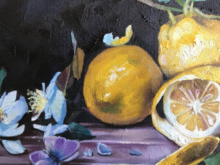 Original Impressionism Still Life Painting by Anastasia Terskih