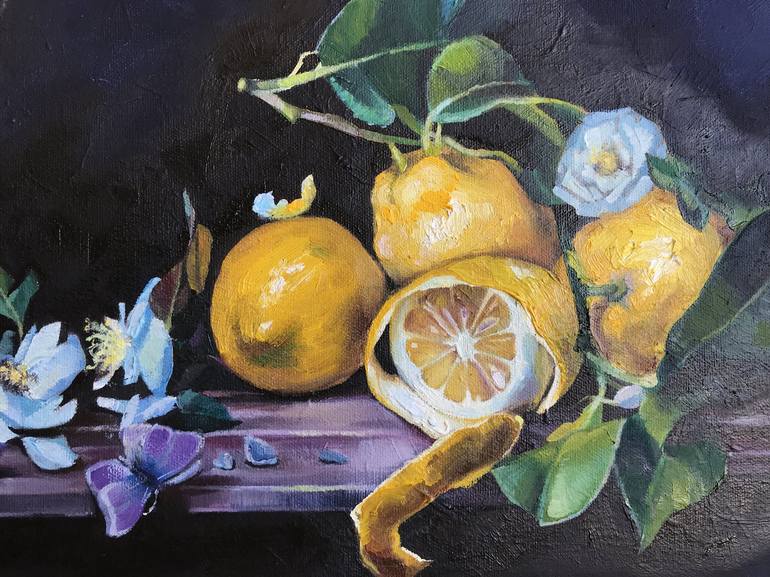 Original Impressionism Still Life Painting by Anastasia Terskih