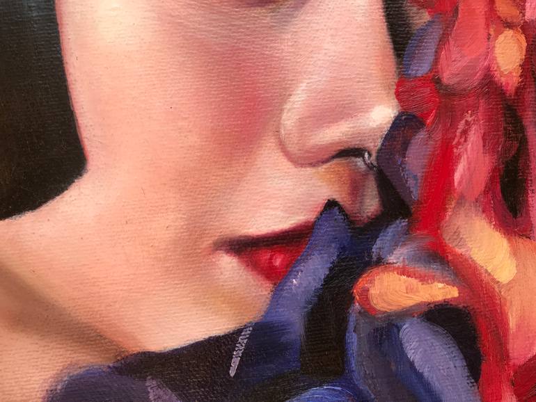 Original Figurative People Painting by Anastasia Terskih
