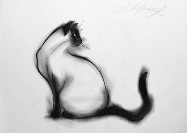 Easy Sketches With Charcoal Pencil Drawing Animals Canvas Print