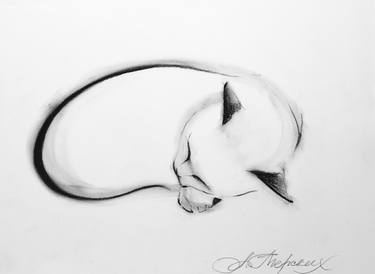 Original Abstract Animal Drawings by Anastasia Terskih