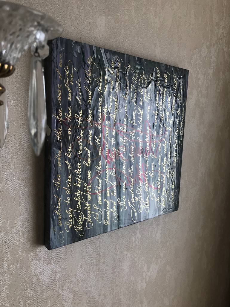 Original Conceptual Abstract Painting by Anastasia Terskih