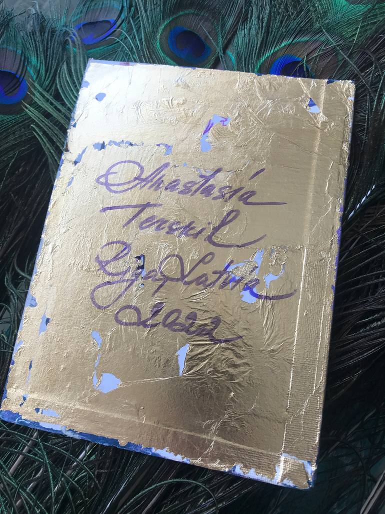 Original Abstract Calligraphy Painting by Anastasia Terskih