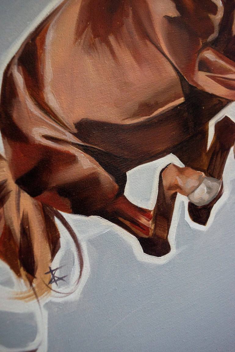 Original Horse Painting by Kateryna Zelenska