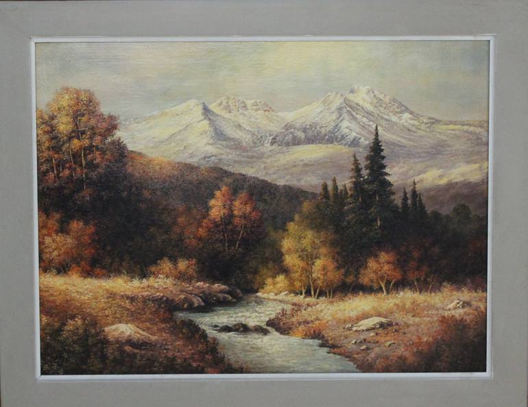 Original Expressionism Nature Painting by Levon Harutyunyan