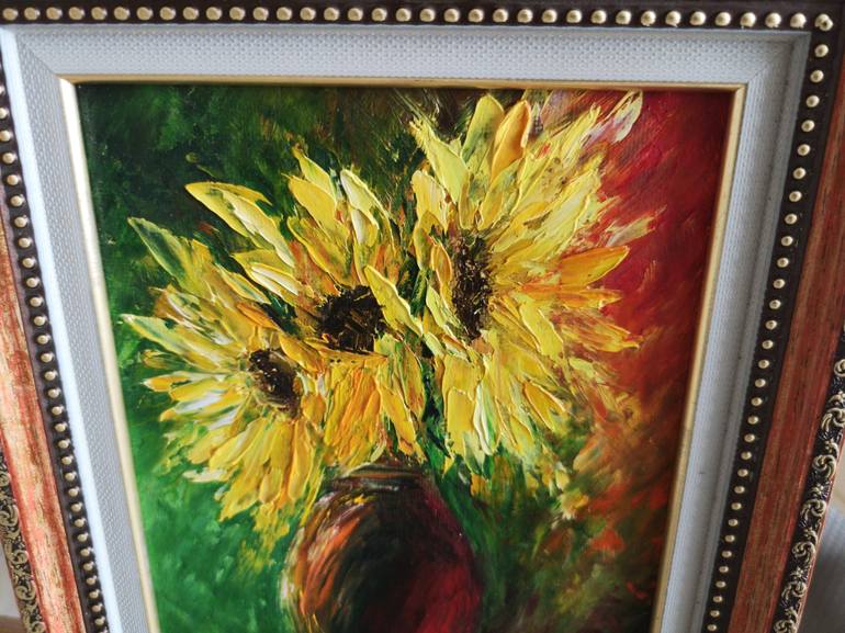 Original Fine Art Floral Painting by Natalie Demina