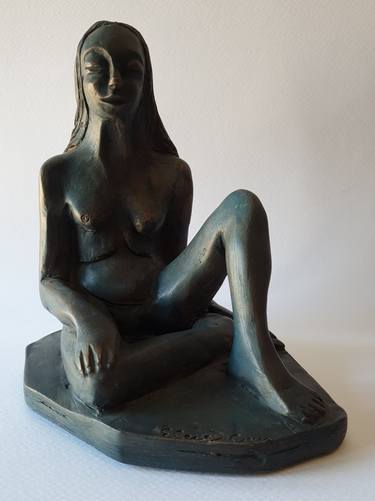 Original Expressionism Women Sculpture by ELENA DI CUONZO