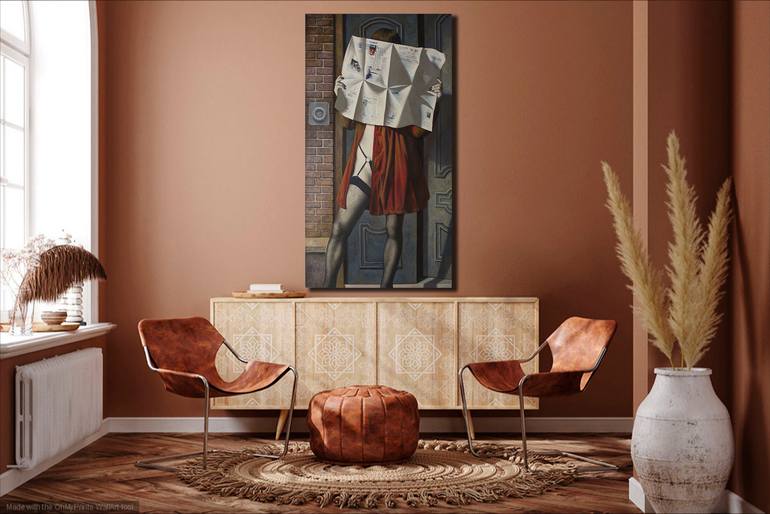 Original Figurative Nude Painting by Yaroslav Kurbanov