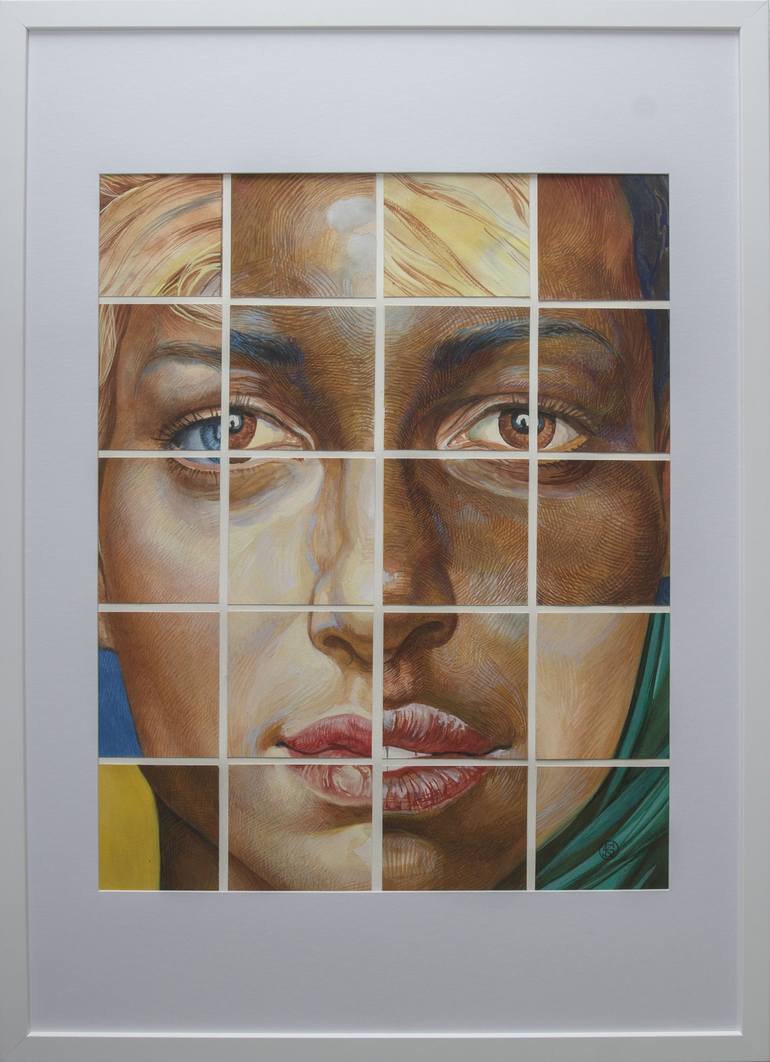 Original Geometric Painting by Yaroslav Kurbanov