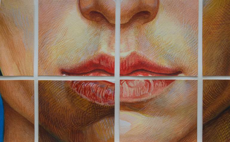 Original Figurative People Painting by Yaroslav Kurbanov