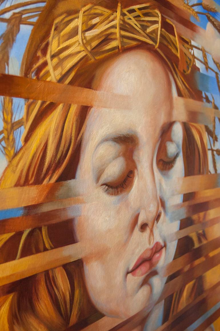 Original Symbolism Women Painting by Yaroslav Kurbanov