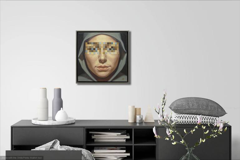 Original Conceptual People Painting by Yaroslav Kurbanov