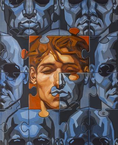 Original Portraiture Men Painting by Yaroslav Kurbanov
