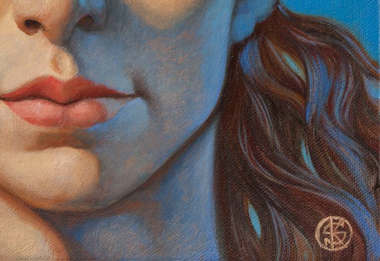 Original Figurative People Painting by Yaroslav Kurbanov