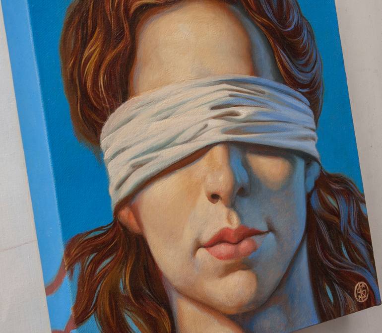 Original Figurative People Painting by Yaroslav Kurbanov