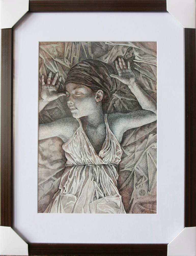Original Figurative Other Drawing by Yaroslav Kurbanov