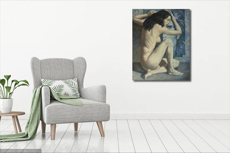 Original Contemporary Erotic Painting by Yaroslav Kurbanov