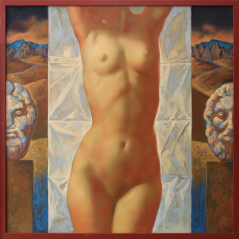 Original Realism Nude Painting by Yaroslav Kurbanov